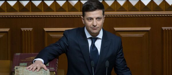 الرئيس الأوكراني فلاديمير زيلينسكي الرئيس الأوكراني فلاديمير زيلينسكي - سبوتنيك عربي