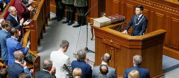 الرئيس الأوكراني فلاديمير زيلينسكي - سبوتنيك عربي