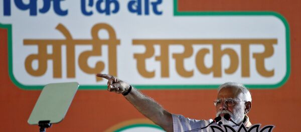 رئيس الوزراء الهندي ناريندرا مودي، مايو/ أيار  2019 - سبوتنيك عربي