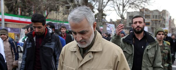 قائد فيلق القدس التايع للحرس الثوري الإيراني قاسم سليماني - سبوتنيك عربي