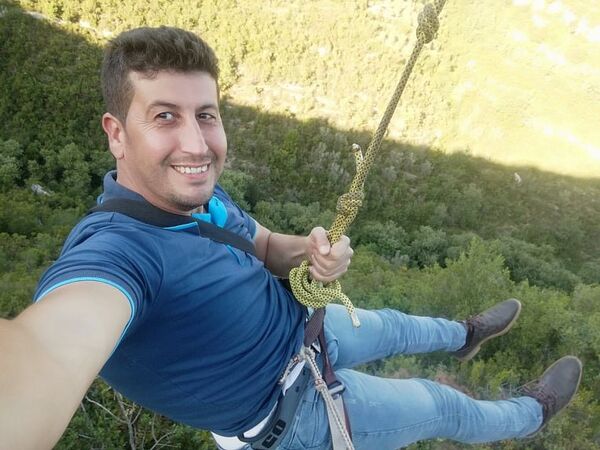 كبل زيب لاين في جبال طرطوس في سوريا - سبوتنيك عربي