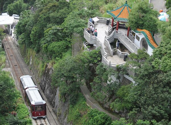 قمة فيكتوريا وهي عبارة عن تل في غرب هونكونغ، 2009 - سبوتنيك عربي