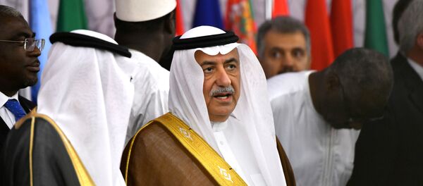 وزير الخارجية السعودي إبراهيم العساف في الاجتماع التحضيري للقمة الخليجية والعربية والإسلامية في جدة - سبوتنيك عربي