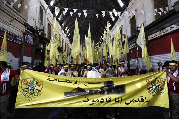 دمشق تحيي يوم القدس بمسيرات حاشدة دمشق تحيي يوم القدس بمسيرات حاشدة - سبوتنيك عربي