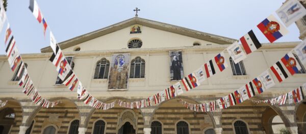 البطريرك إيريناوس بطريرك صربيا يزور الكنيسة المريمية في دمشق البطريرك إيريناوس بطريرك صربيا يزور الكنيسة المريمية في دمشق - سبوتنيك عربي