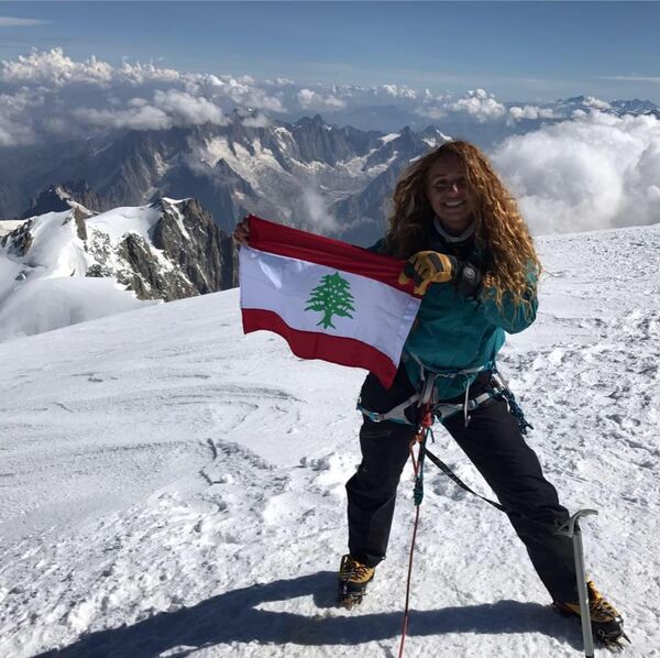 المتسلقة اللبنانية فاطمة دريان - سبوتنيك عربي