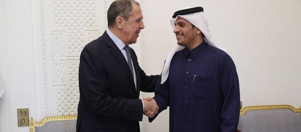 لافروف ونظيره القطري - سبوتنيك عربي