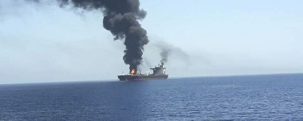 استهداف ناقلتي نفط في خليج عمان، 13 يونيو/ حزيران 2019 - سبوتنيك عربي