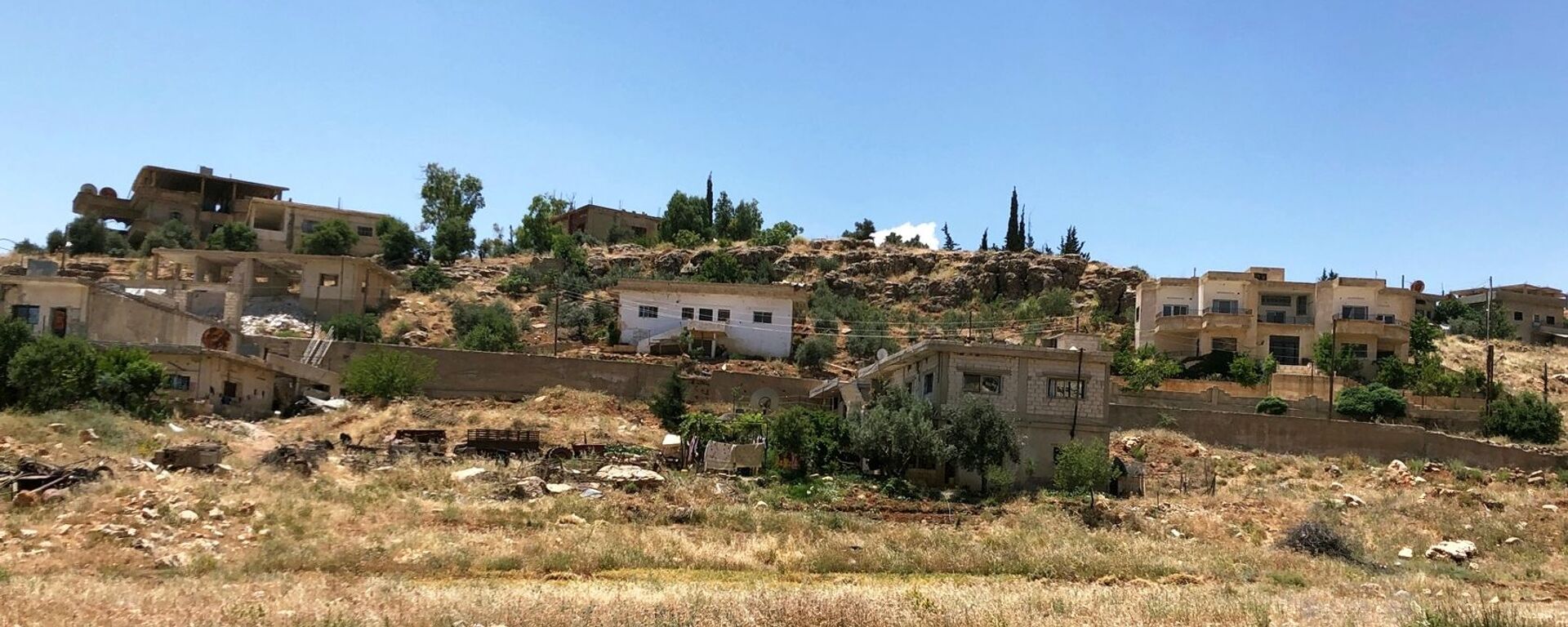 اللاجئون السوريون يعودون من لبنان إلى وطنهم ومنازلهم، بيت جن، سوريا - سبوتنيك عربي, 1920, 25.08.2025