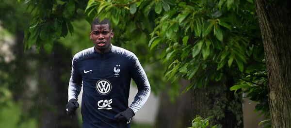 اللاعب الفرنسي نجم مانشستر يونايتد، الإنجليزي بول بوغبا - سبوتنيك عربي