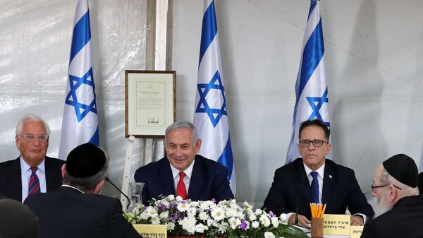 جلسة الحكومة الإسرائيلية في الجولان - سبوتنيك عربي