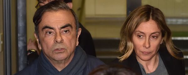 كارول غصن برفقة زوجها كارلوس غصن كارول غصن برفقة زوجها كارلوس غصن - سبوتنيك عربي