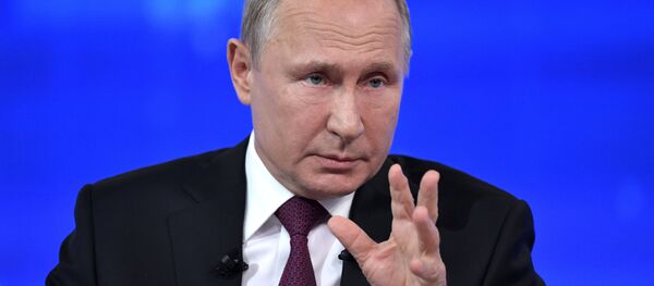 الخط المباشر مع الرئيس الروسي فلاديمير بوتين، 20 يونيو/ حزيران 2019 - سبوتنيك عربي