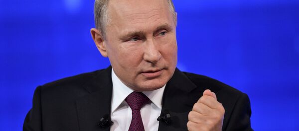 الخط المباشر مع الرئيس الروسي فلاديمير بوتين، 20 يونيو/ حزيران 2019 - سبوتنيك عربي