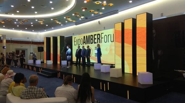 ‎افتتاح المنتدى الدولي الرابع للكهرمان في مقاطعة كالينينغراد الروسية  - سبوتنيك عربي