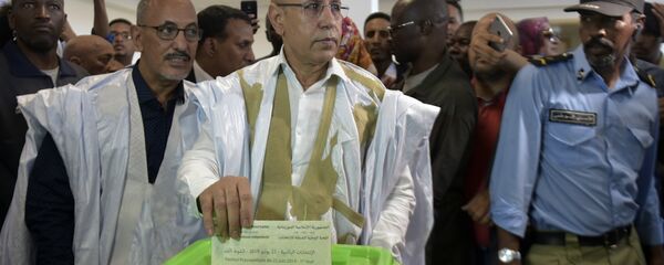 المرشح ووزير الدفاع السابق في موريتانيا محمد ولد الشيخ الغزواني - سبوتنيك عربي