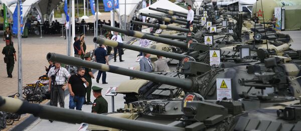 افتتاح المنتدى التقني العسكري أرميا 2019 في الحديقة العسكرية الوطنية باتريوت افتتاح المنتدى التقني العسكري أرميا 2019 في الحديقة العسكرية الوطنية باتريوت - سبوتنيك عربي