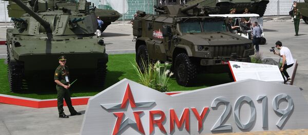 افتتاح المنتدى التقني العسكري أرميا 2019 في الحديقة العسكرية الوطنية باتريوت - سبوتنيك عربي