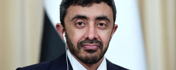  وزير الخارجية الإماراتي عبدالله بن زايد آل نهيان ووزير الخارجية الروسي سيرغي لافروف في موسكو، 26 يونيو/ حزيران 2019 - سبوتنيك عربي