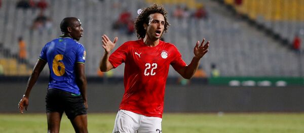 عمرو وردة لاعب منتخب مصر لكرة القدم ونادي أتروميتوس اليوناني - سبوتنيك عربي