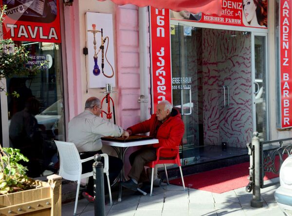 المحلات والمطاعم التركية في باتومي عاصمة مقاطعة أجاريا في جورجيا - سبوتنيك عربي