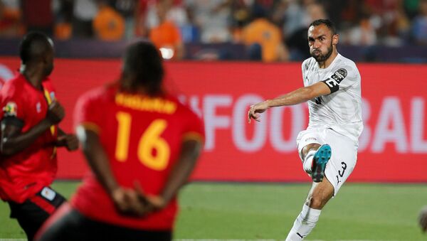 مباراة مصر وأوغندا في أمم أفريقيا 2019 - سبوتنيك عربي