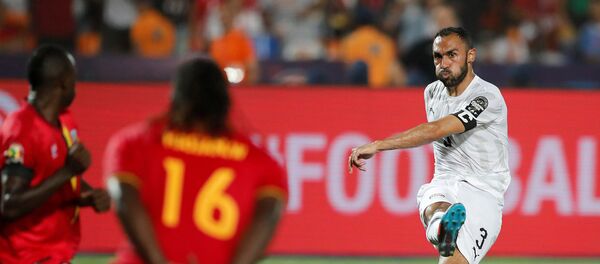 مباراة مصر وأوغندا في أمم أفريقيا 2019 - سبوتنيك عربي