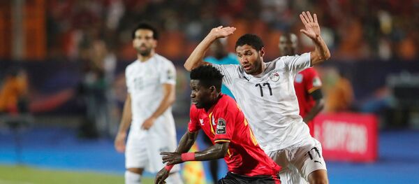 مباراة مصر وأوغندا في أمم أفريقيا 2019 - سبوتنيك عربي