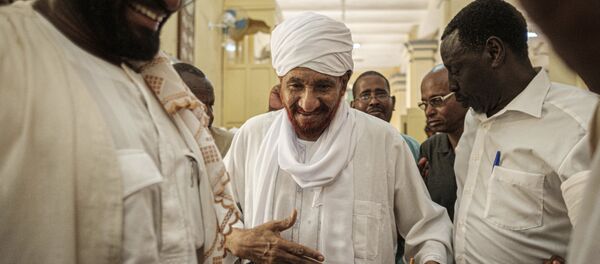 رئيس حزب الأمة السوداني الصادق المهدي - سبوتنيك عربي