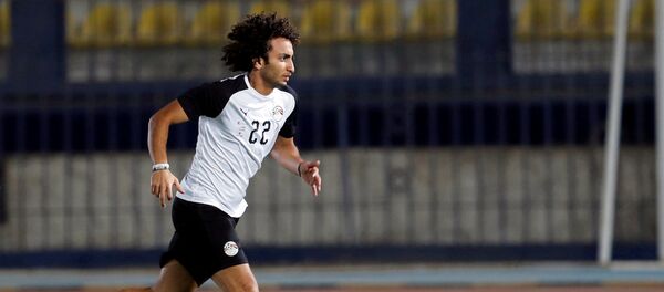 عمرو وردة في تدريبات منتخب مصر - سبوتنيك عربي