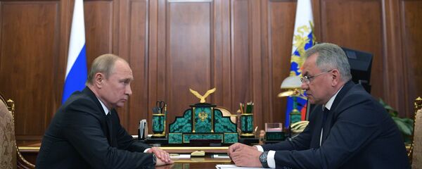 الرئيس فلاديمير بوتين يلتقي وزير الدفاع سيرغي شويغو - سبوتنيك عربي