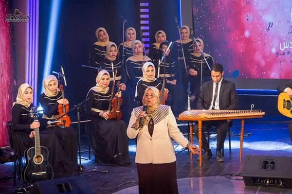 بالصور... قصة أول سيدة من صعيد مصر تقود فرقة موسيقية خاصة - سبوتنيك عربي