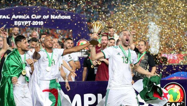 تتويج الجزائر بكأس أمم أفريقيا 2019 - سبوتنيك عربي