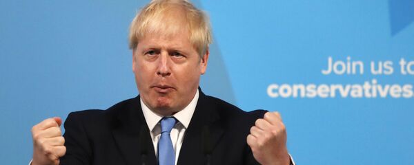 فوز بوريس جونسون برئاسة حزب المحافظين ليخلف تيريزا ماي في منصب رئاسة الحكومة البريطانية - سبوتنيك عربي