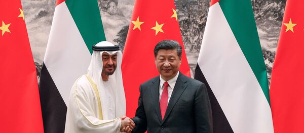 ولي عهد أبو ظبي محمد بن زايد آل نهيان و الرئيس الصيني شين جين بينغ ولي عهد أبو ظبي محمد بن زايد آل نهيان و الرئيس الصيني شين جين بينغ - سبوتنيك عربي