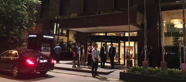 صورة من أما المستشفى المتواجد به الدبلوماسي البيلاروسي صورة من أما المستشفى المتواجد به الدبلوماسي البيلاروسي - سبوتنيك عربي