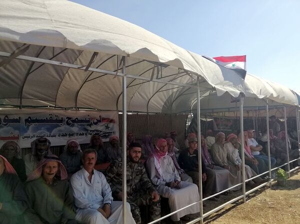 بالصور... العشائر السورية تدعو لتمكينها من مقاومة الاحتلالين الأمريكي والتركي - سبوتنيك عربي