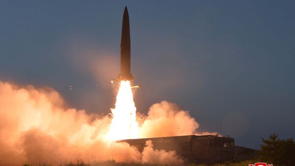 إطلاق صاروخ في كوريا الشمالية - سبوتنيك عربي