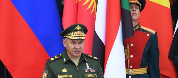 وزير الدفاع الروسي سيرغي شويغو في دورة المسابقات العسكرية الدولية الخامسة آرميا - 2019 وزير الدفاع الروسي سيرغي شويغو في دورة المسابقات العسكرية الدولية الخامسة آرميا - 2019 - سبوتنيك عربي