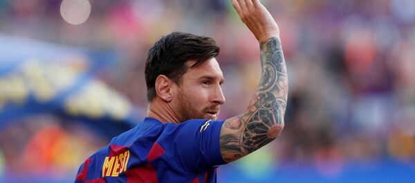 مهاجم برشلونة الإسباني ليونيل ميسي - سبوتنيك عربي