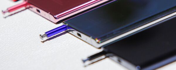 شركة سامسونغ تكشف رسميا عن منتجاتها الجديدة في مؤتمر عقد في نيويورك، 7 أغسطس/ آب 2019 - سبوتنيك عربي