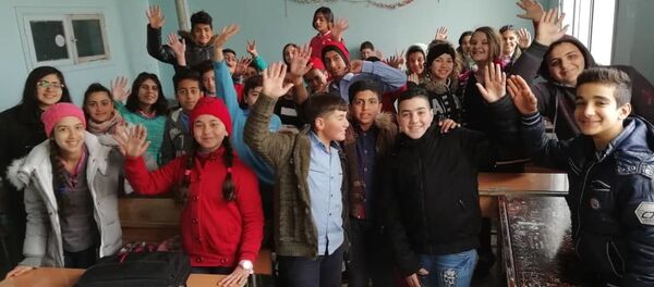 درس لغة روسية في إحدى المدارس الريفية - سبوتنيك عربي