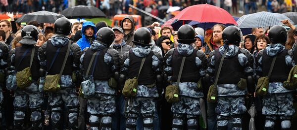 من احتجاجات المعارضة وسط موسكو - سبوتنيك عربي