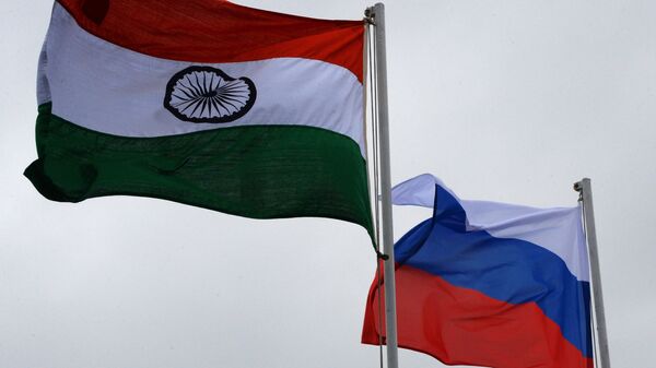 العلم الهندي و الروسي  - سبوتنيك عربي