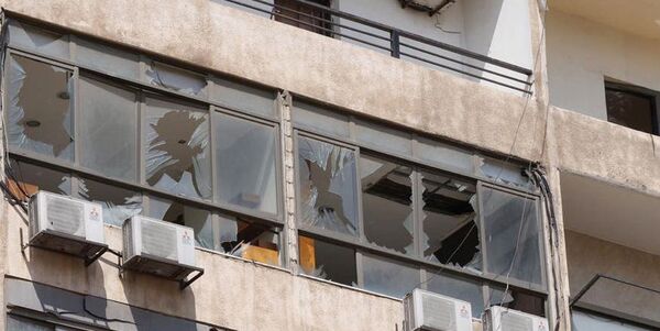 المركز الإعلامي لحزب الله اللبناني بعد تعرضه لانفجار الطائرة الإسرائيلية المسيرة المركز الإعلامي لحزب الله اللبناني بعد تعرضه لانفجار الطائرة الإسرائيلية المسيرة - سبوتنيك عربي