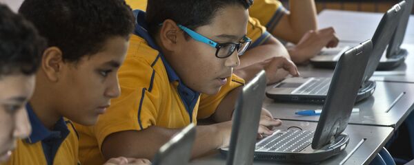 طلبة في مدرسة مصرية - سبوتنيك عربي