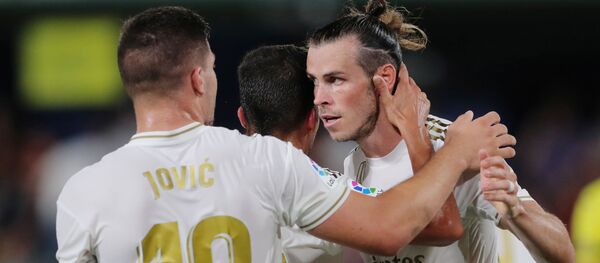 غاريث بيل من مباراة ريال مدريد وفياريال بالدوري الإسباني - سبوتنيك عربي