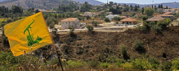 علم حزب الله، جنوب لبنان، الجنوب اللبناني، 2 سبتمبر 2019 - سبوتنيك عربي