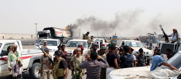 قوات المجلس الانتقالي الجنوبي، عدن، اليمن 31 أغسطس 2019 - سبوتنيك عربي