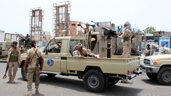 قوات المجلس الانتقالي الجنوبي، عدن، اليمن 10 أغسطس 2019 - سبوتنيك عربي